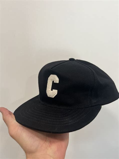 celine c logo cap